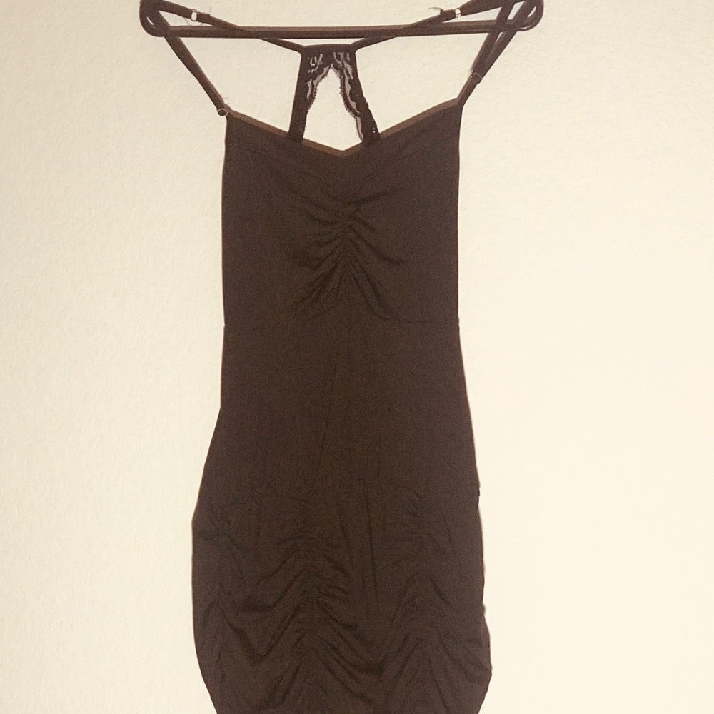 Sexy black club dress